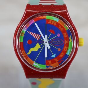 Swatch Musicall “Fandango” SLR100 Watch – Pre-Owned, New Battery, Round
